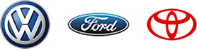 FORD, VW TOYOTA